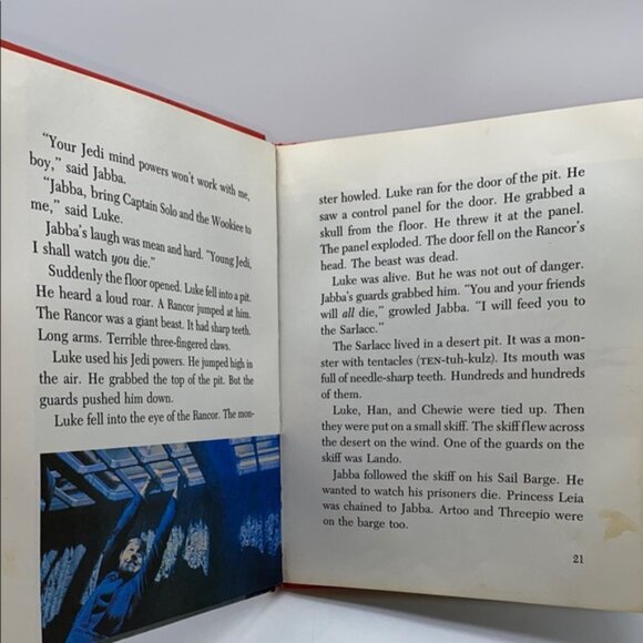Star Wars Return of the Jedi Kids Picture Book Hardcover Vintage 1983 - Picture 7 of 11